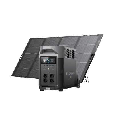 EcoFlow DELTA Pro Solar Generator (Portable PV400W)